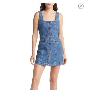 Reformation denim mini dress